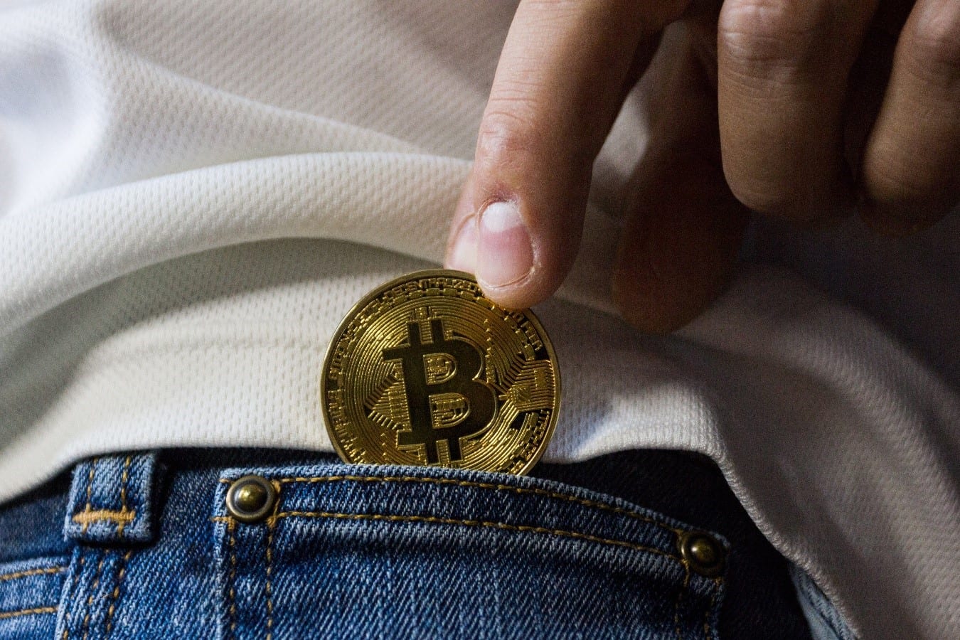 Retirando Bitcoin do bolso