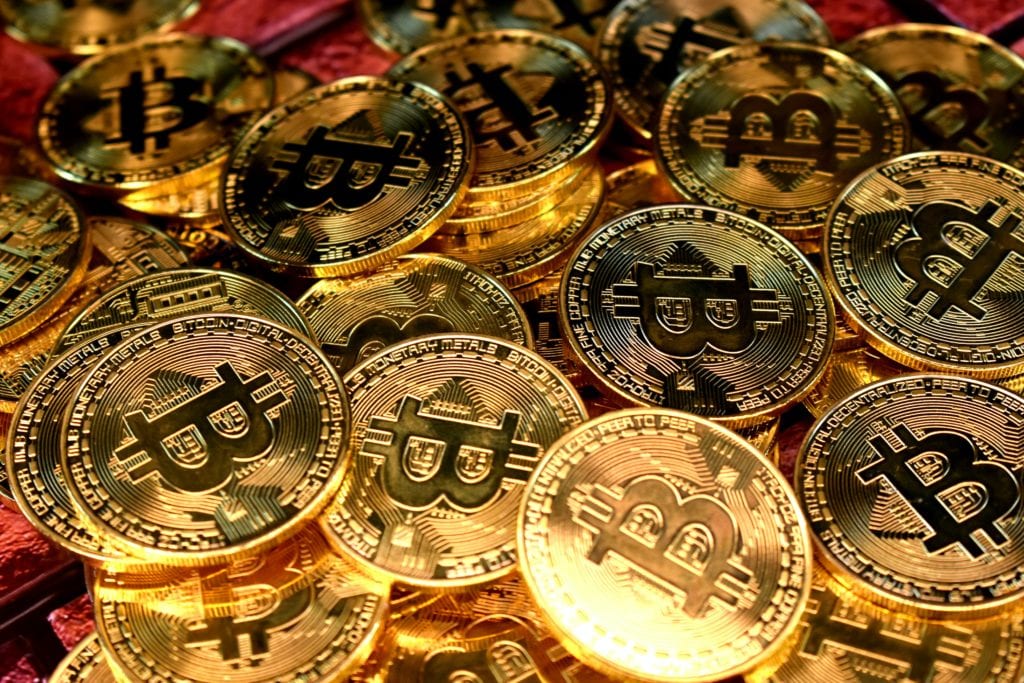 Representação de moedas Bitcoin